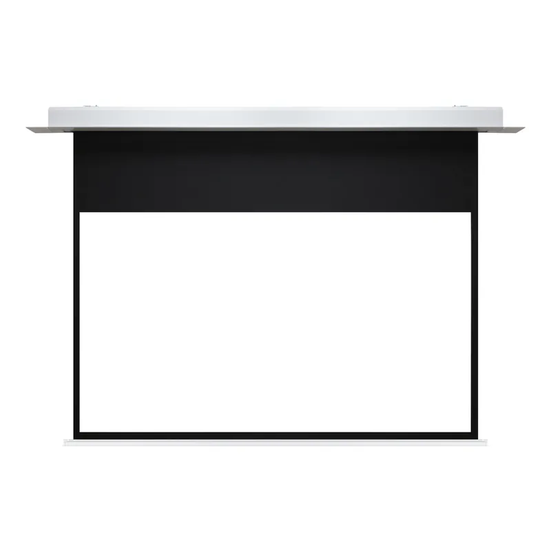 In-Ceiling Electric Projection Screen on a white background