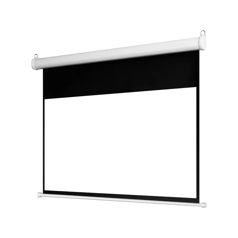 Standard Electric Projection Screen on a white background
