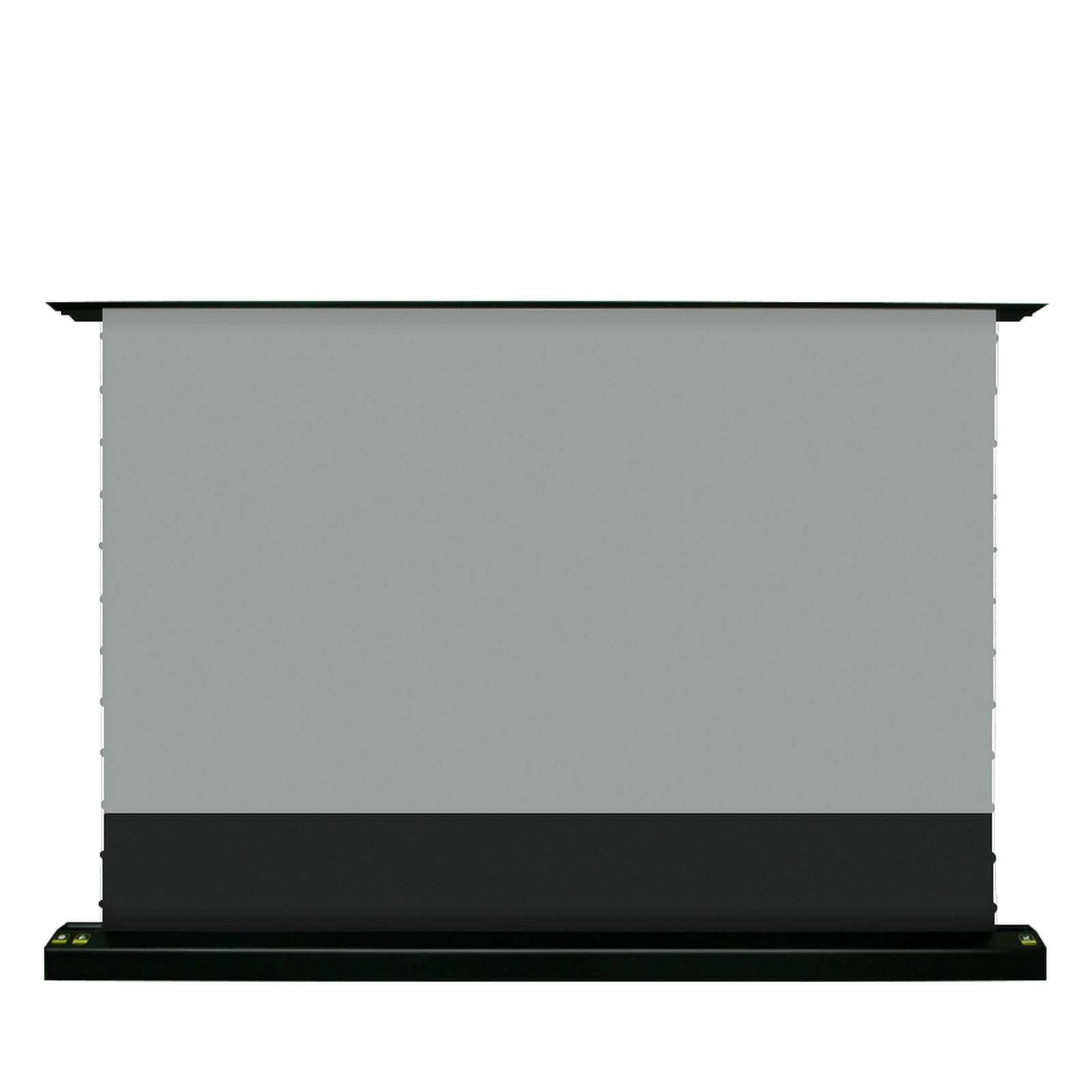 Motorized Floor-Rising Tab-Tension Projection Screen