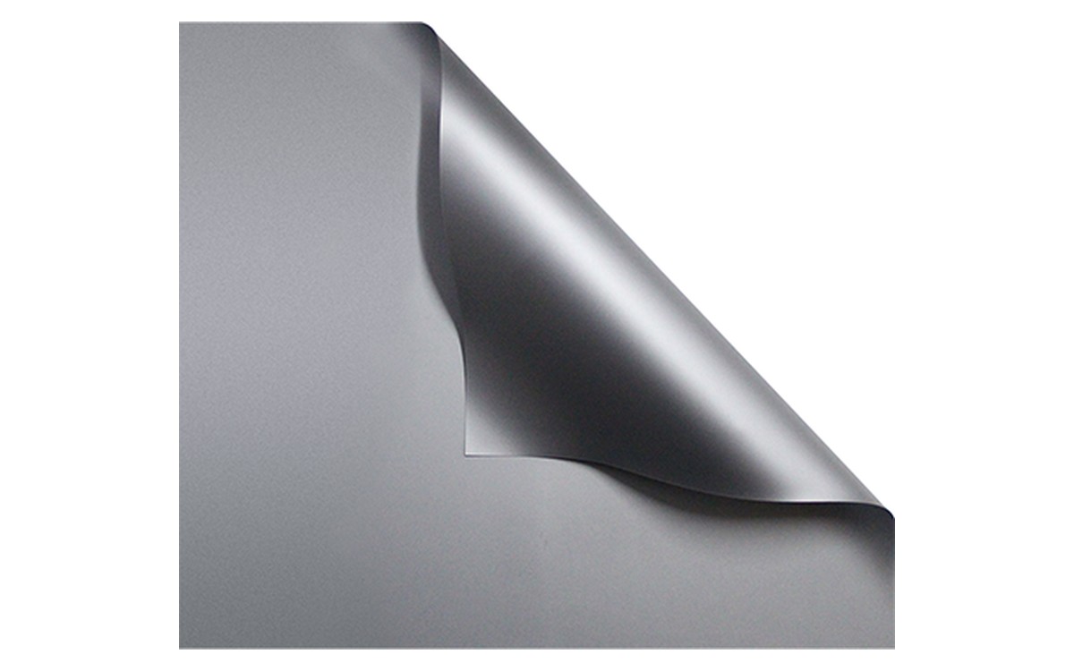 Grey 3D Metallic projection screen material sample