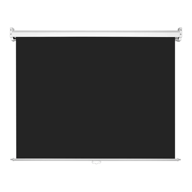 Classic Manual Self-Lock Projection Screen — Rear Product View
