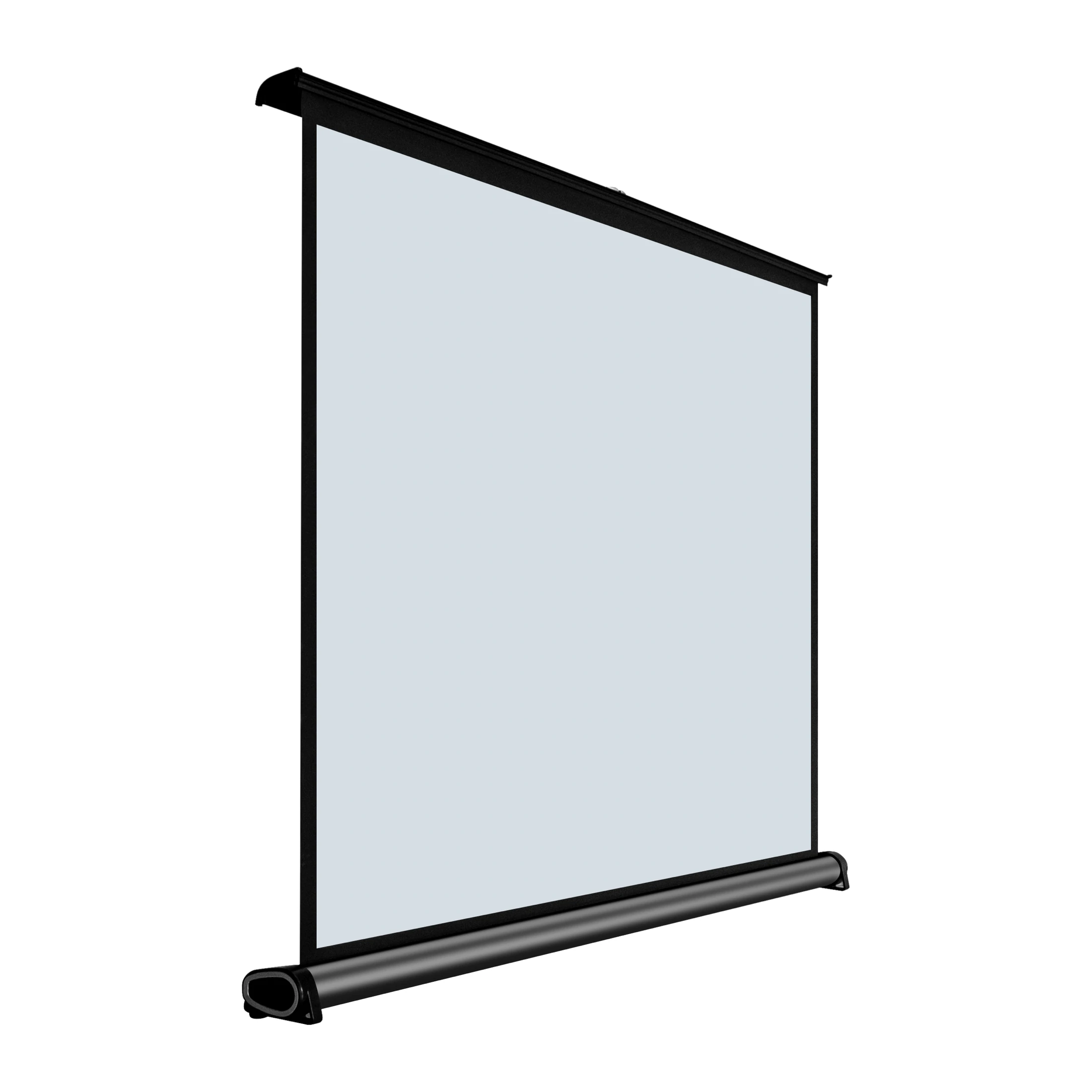 Portable Desktop Pull-up Projection Screen — Alternative Side Product View