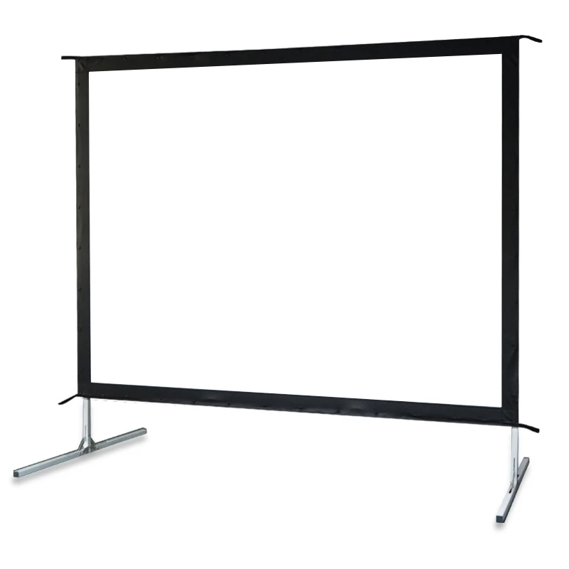 Portable Folding Projection Screen — Alternative Side Product View