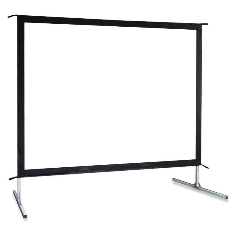 Portable Folding Projection Screen — Side Product View