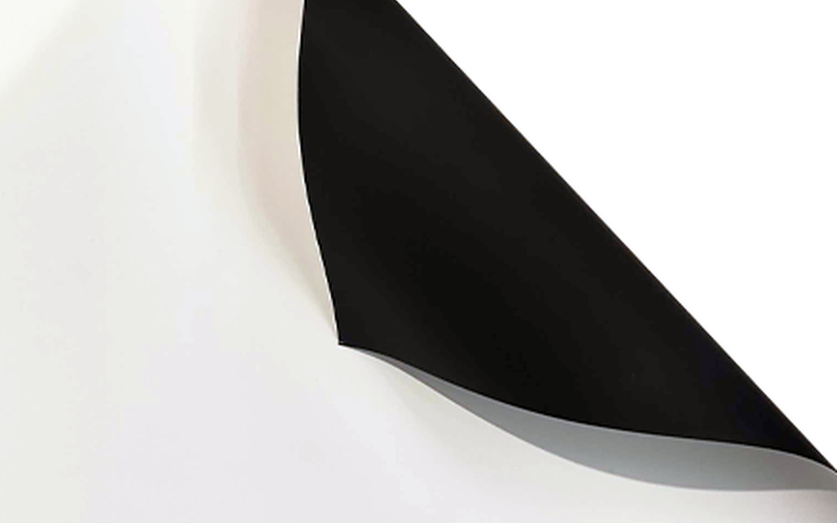 White Photon PET (PTC) projection screen material sample
