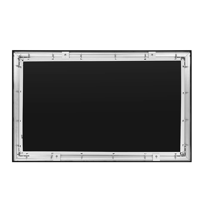 Rear Product View of Economic Fixed Frame Projection Screen