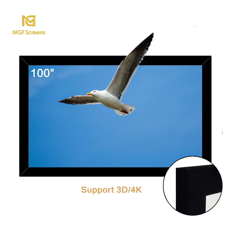 Economic Fixed Frame Projection Screen product view 4