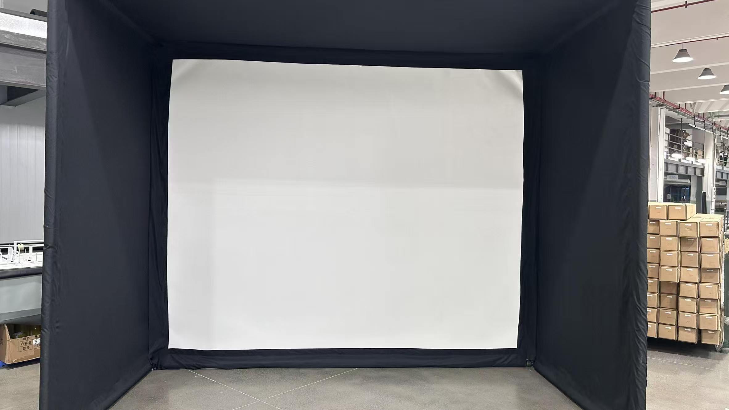 Projection screen production workshop