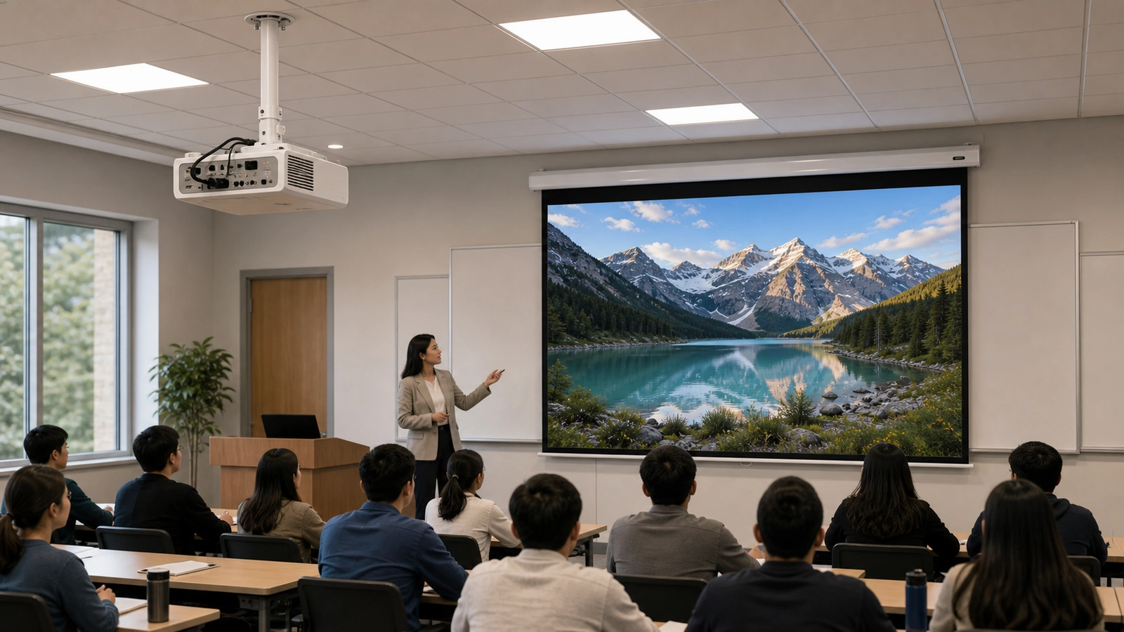 AST Series Projector Mount application scene
