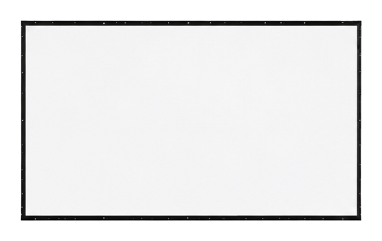 Full-screen frame projection screen front view