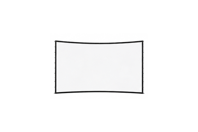 Large Curved Fixed Frame Projection Screen