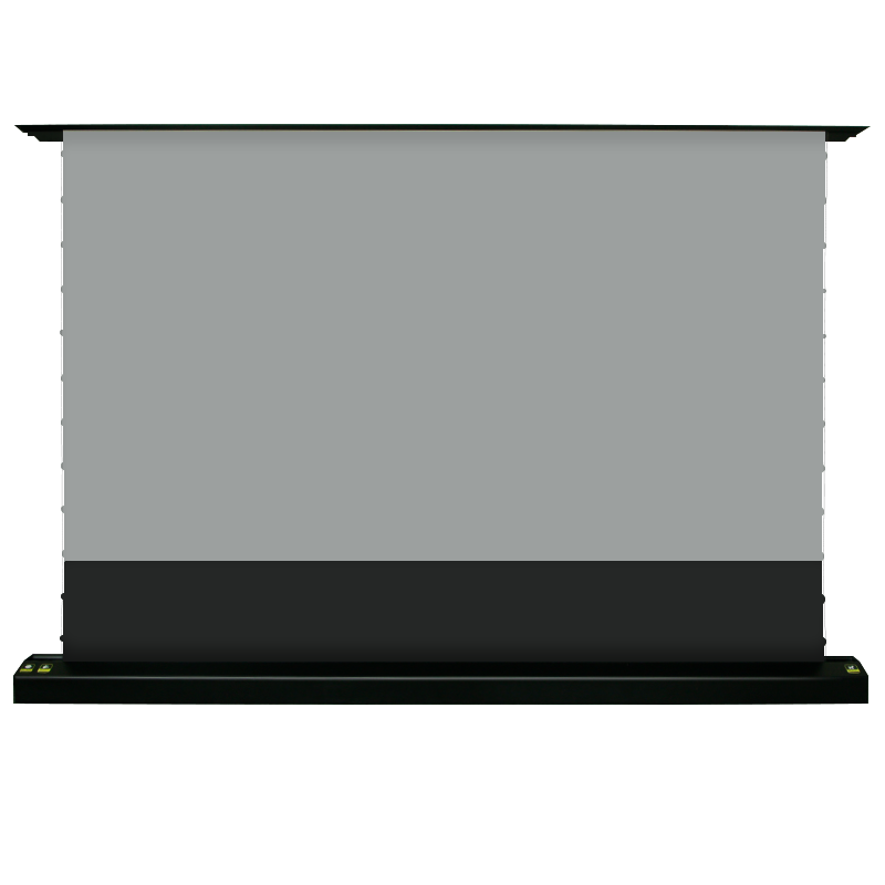 Motorized Floor Rising Tab-tension Projection Screen