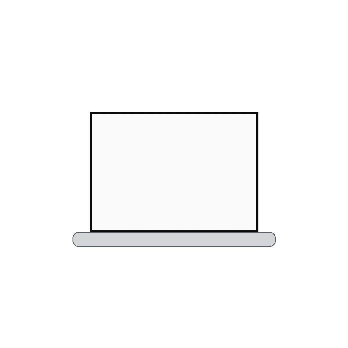 Portable Desktop Pull-up Projection Screen