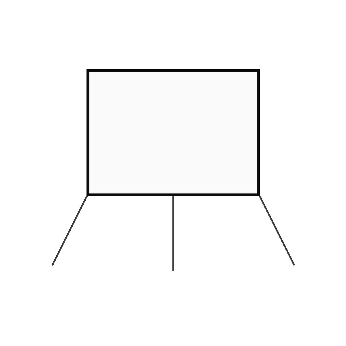 Portable Outdoor Projection Screen