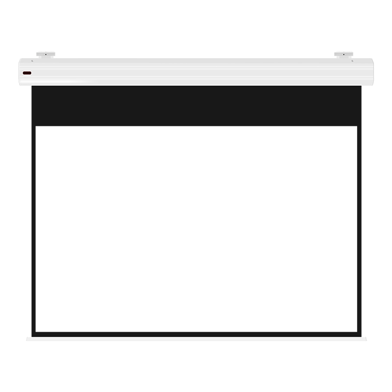 Square Aluminum Casing Electric Projection Screen