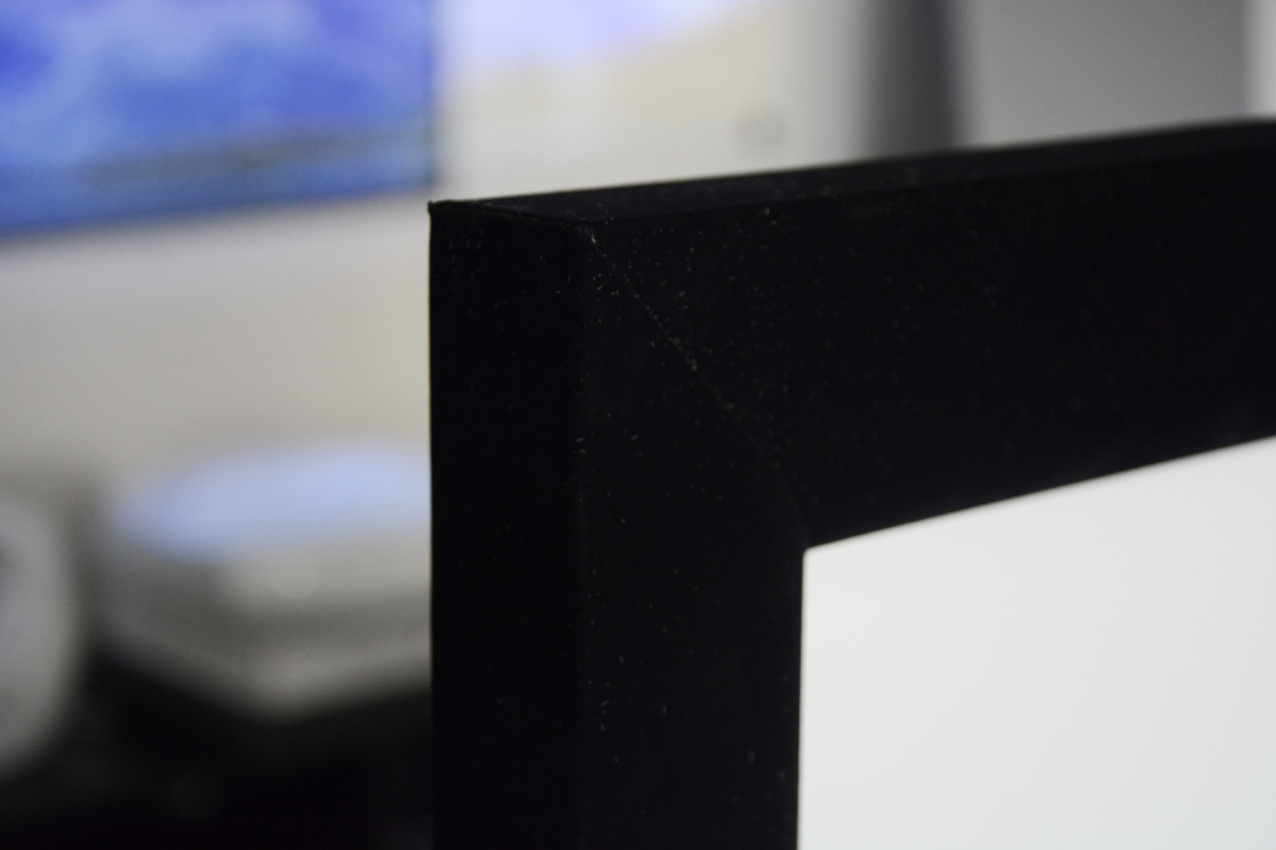 Standard fixed frame projection screen for wide application white background product image