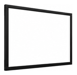 Standard fixed frame projection screen front view
