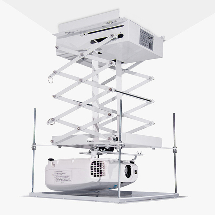 SX series projector lift with hidden ceiling installation white background product image