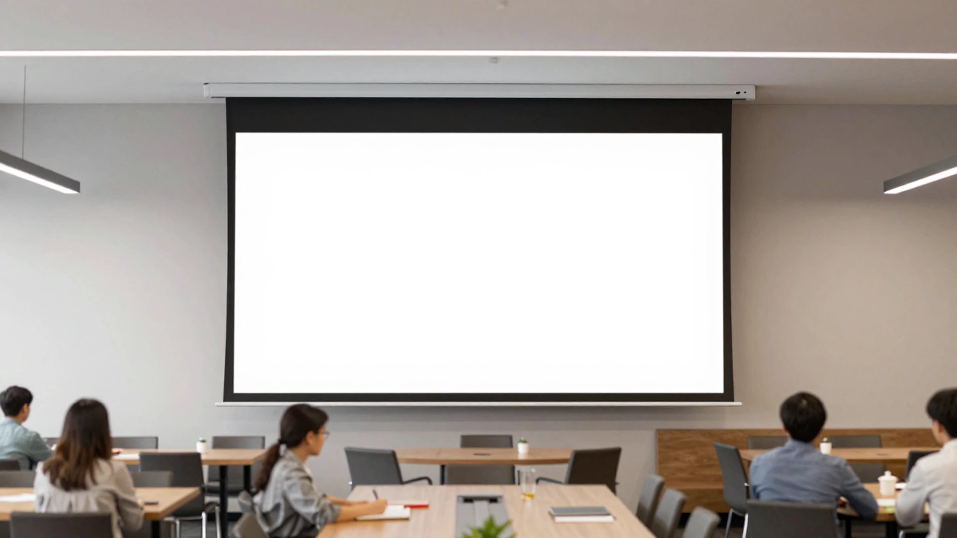 hexagonal-electric-projection-screen-corporate-cafeteria-townhall-scene-1920x1080