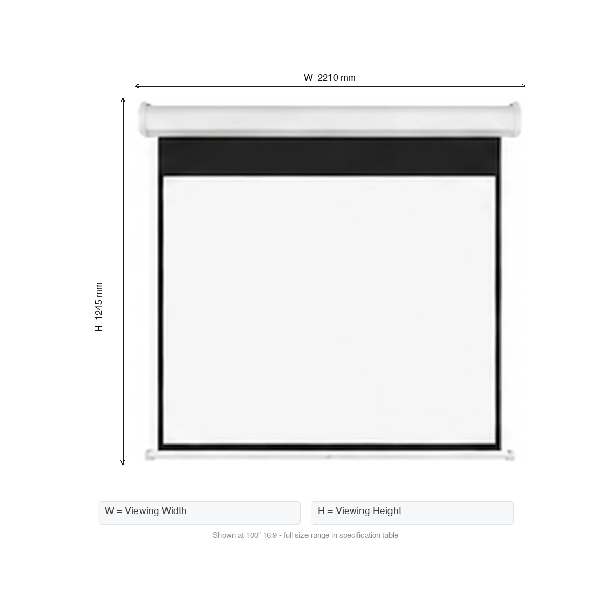 hexagonal-manual-self-lock-projection-screen-dimensions-visual-1200x1200