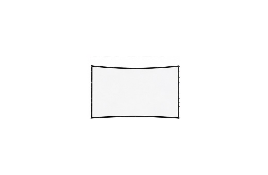 Large curved fixed frame projection screen