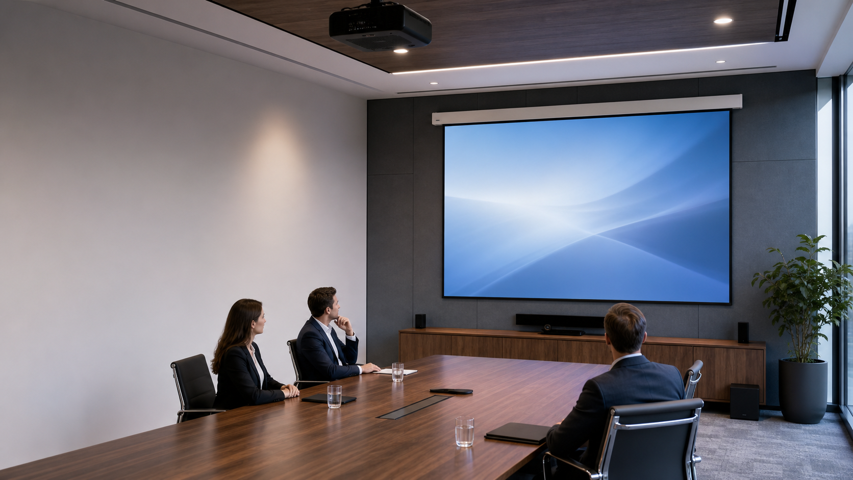 Home Theater projection screen application