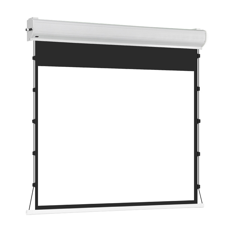 Premium Aluminum Casing Tab-tension Electric Projection Screen