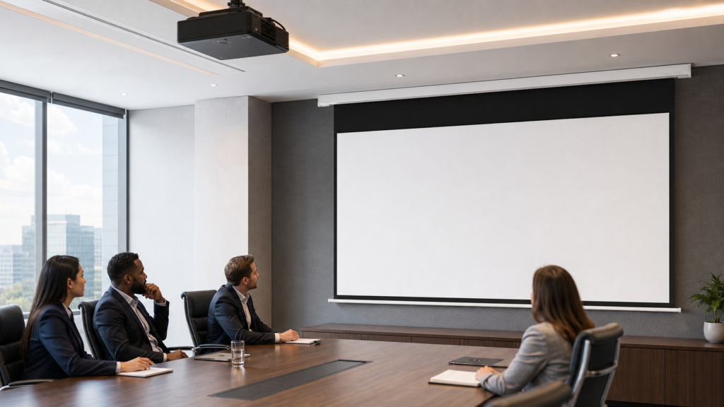 How to Choose a Projection Screen for a Conference Room