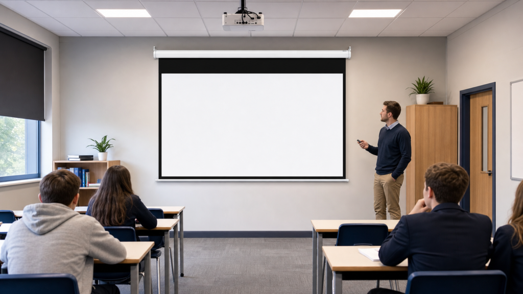 Classroom Projection Screen Buying Guide for Schools and Integrators