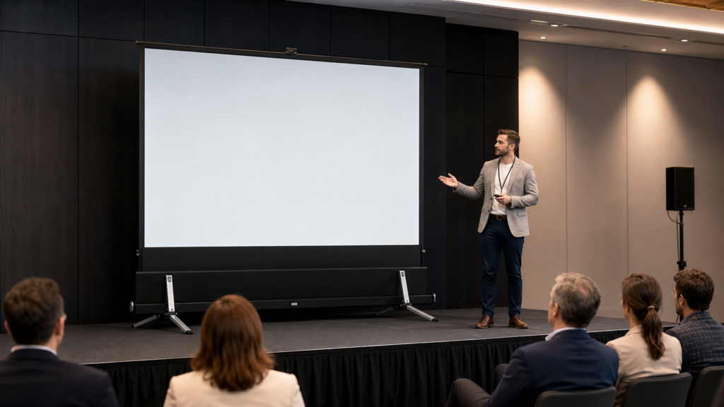 Portable Folding Projection Screens for Events: A Buyer’s Guide