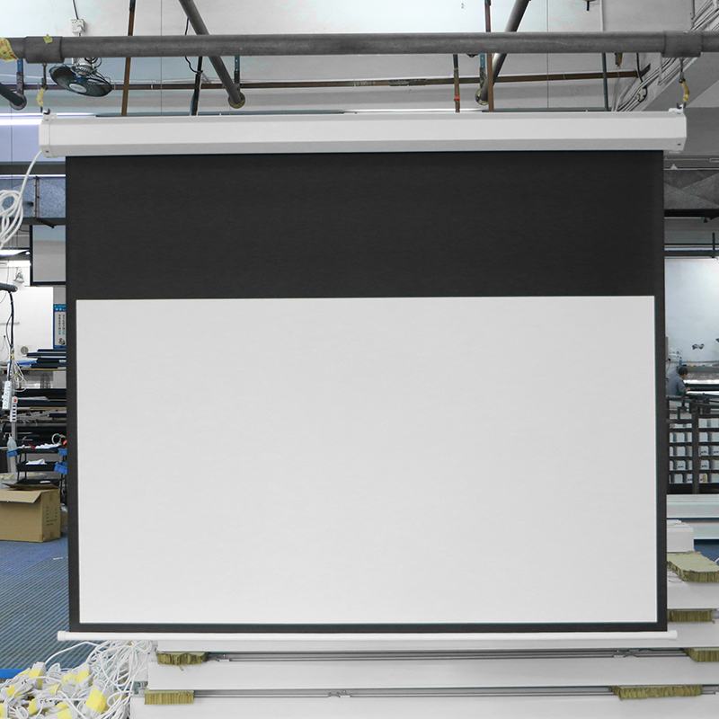 Hexagonal Tab-Tension Electric Projection Screen