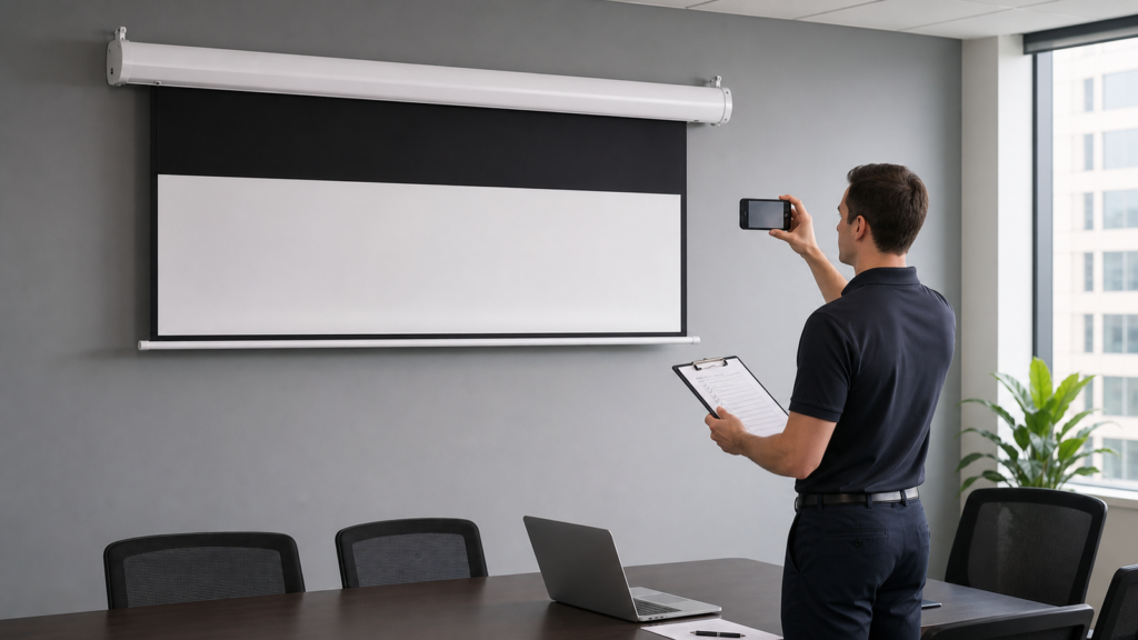 Motorized Projection Screen Troubleshooting: Won't Lower, Stops Midway, Won't Retract