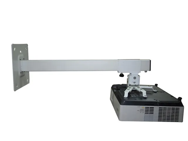 ST Series wall-mounted projector support with projector