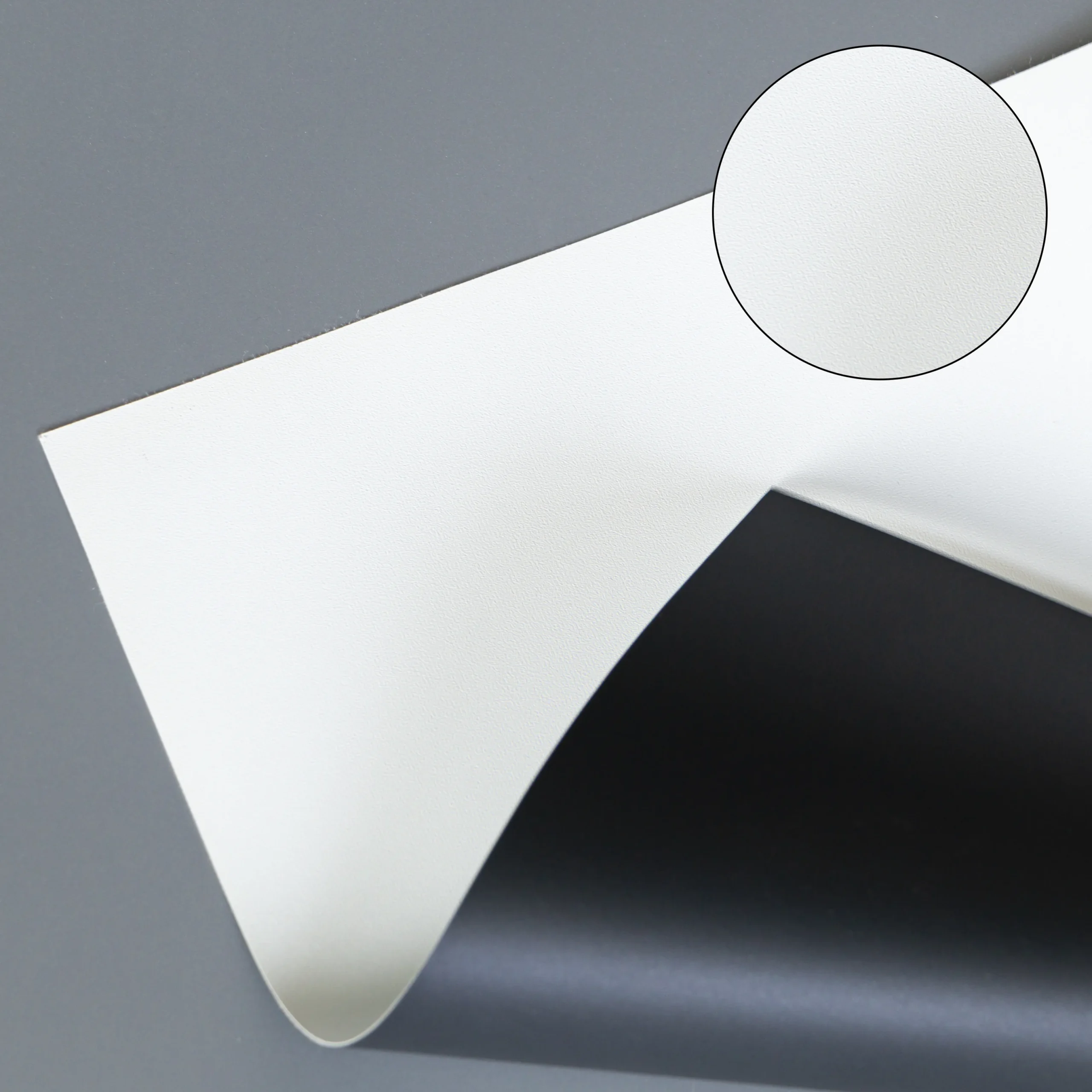 MWL — White PVC Coated Fabric material sample